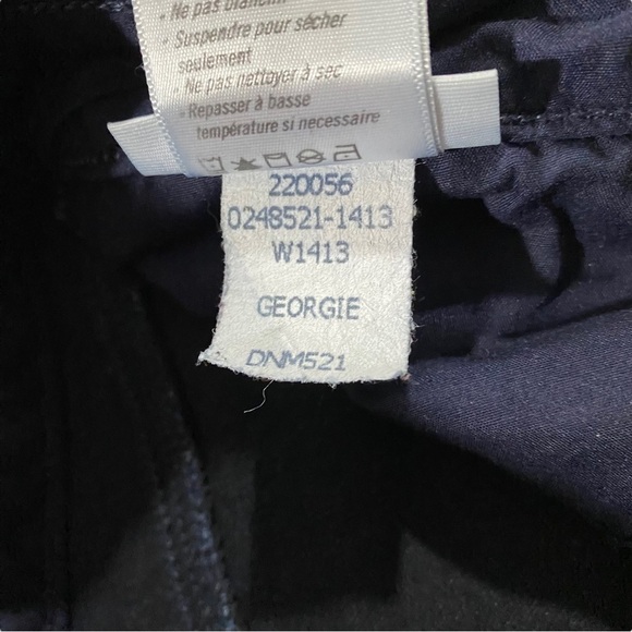 Paige Skyline Skinny in Georgie Wash Women Jeans Sz 28 x27 Dark Whiskered Denim - Picture 15 of 16